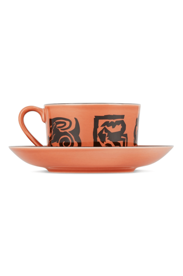 Orange Gustavsberg Edition Horoscope Tea Cup Set