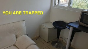 Sofa in North Harrow studio flat to rent