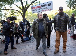 Former Trump White House senior advisor Steve Bannon arrives at federal court to be sentenced on October 21, 2022 in Washington, DC.