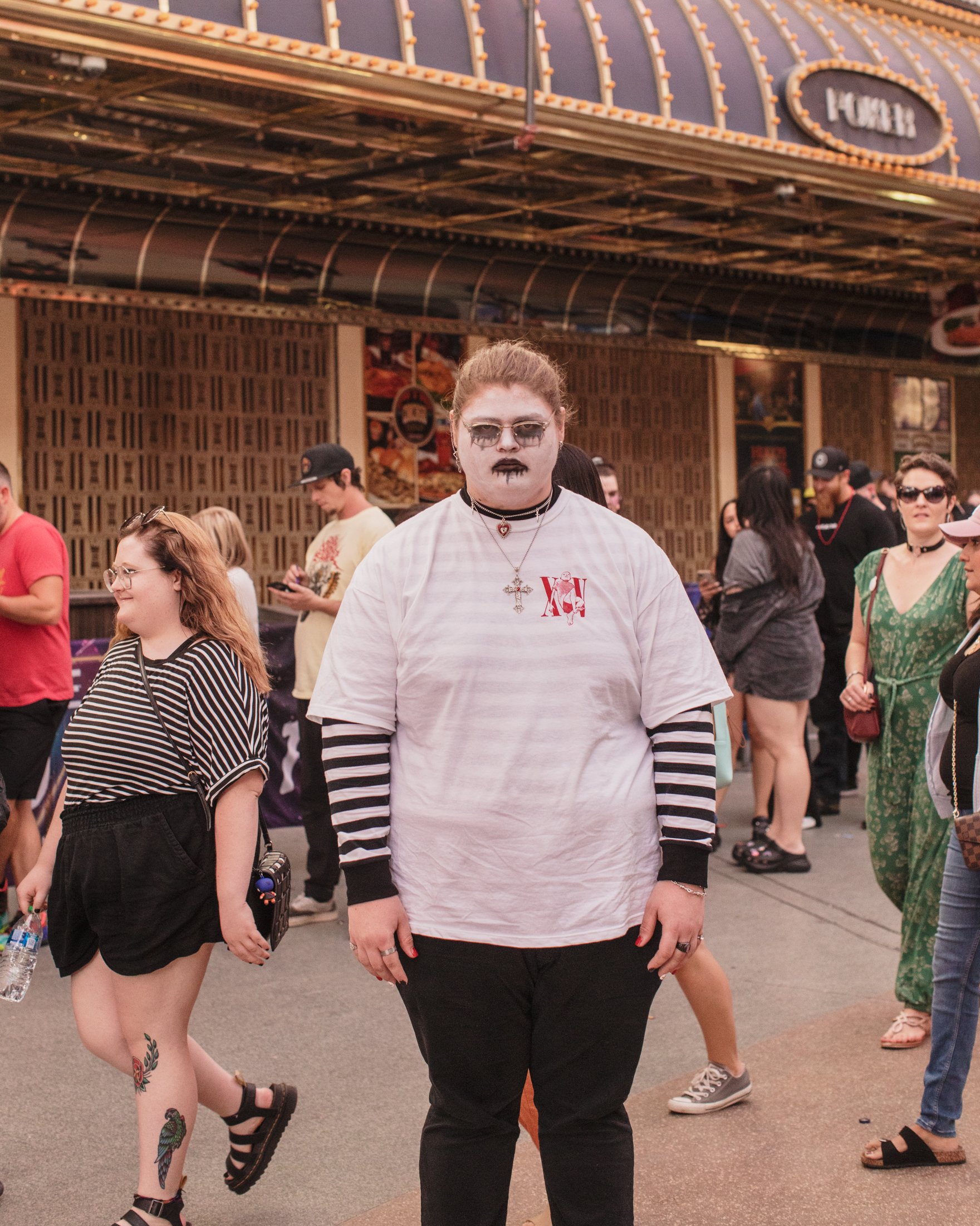 A guy in a crowd in Las Vegas for When We Were Young