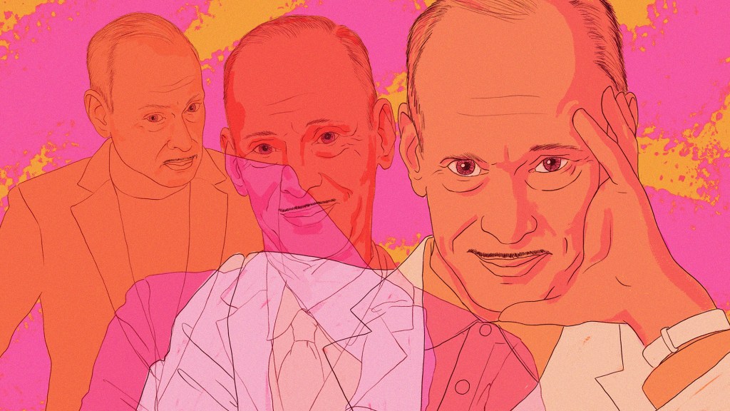 John Waters illustration by Michelle Kondrich