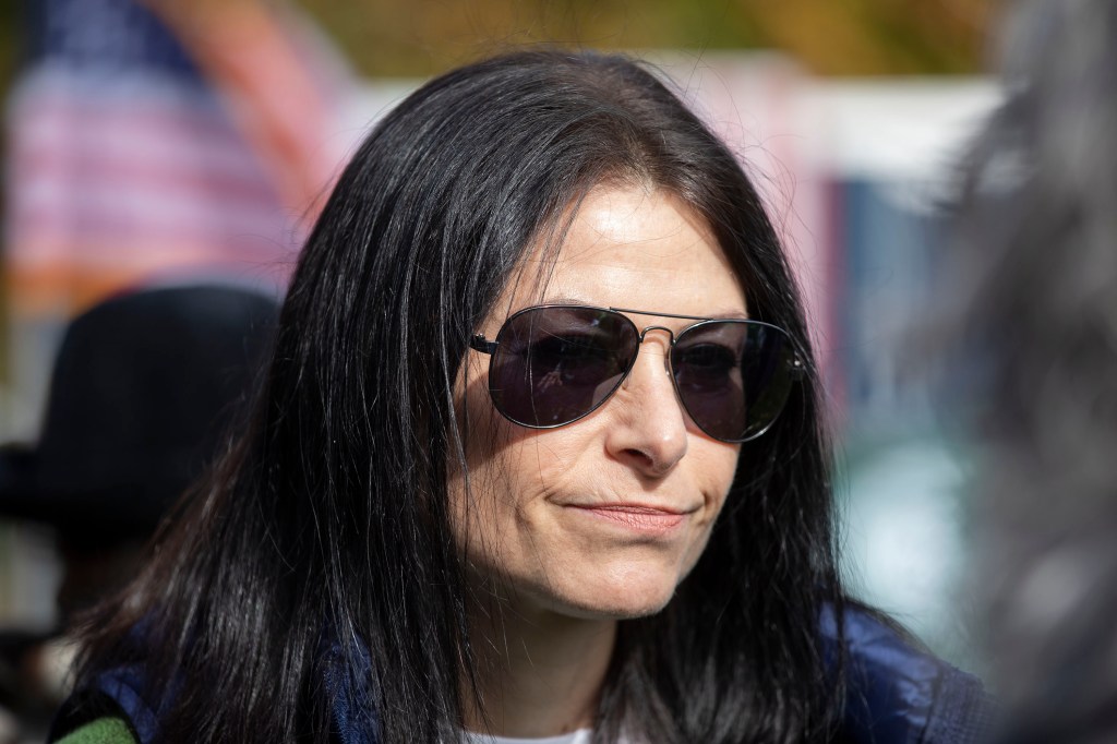 U.S. Michigan Attorney General Dana Nessel attends a campaign rally held by U.S. Rep. Elissa Slotkin (D-MI) designed to get Michigan State University students, faculty and staff out to the polls on October 16, 2022 in East Lansing, Michigan