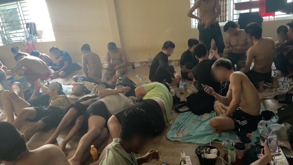 ​FOREIGN NATIONALS DETAINED IN AN IMMIGRATION CENTER IN CAMBODIA. PHOTO: SOURCED BY VICE WORLD NEWS.PHOTO: SOURCED BY VICE WORLD NEWS.