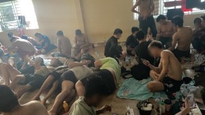 ​FOREIGN NATIONALS DETAINED IN AN IMMIGRATION CENTER IN CAMBODIA. PHOTO: SOURCED BY VICE WORLD NEWS.PHOTO: SOURCED BY VICE WORLD NEWS.