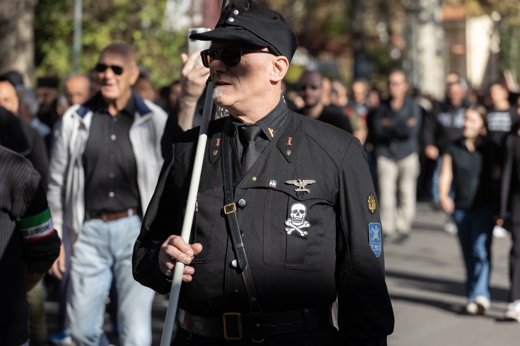 Pawai Pemuja Fasis Benito Mussolini di Desa Predappio Italia Digelar Arditi d’Italia