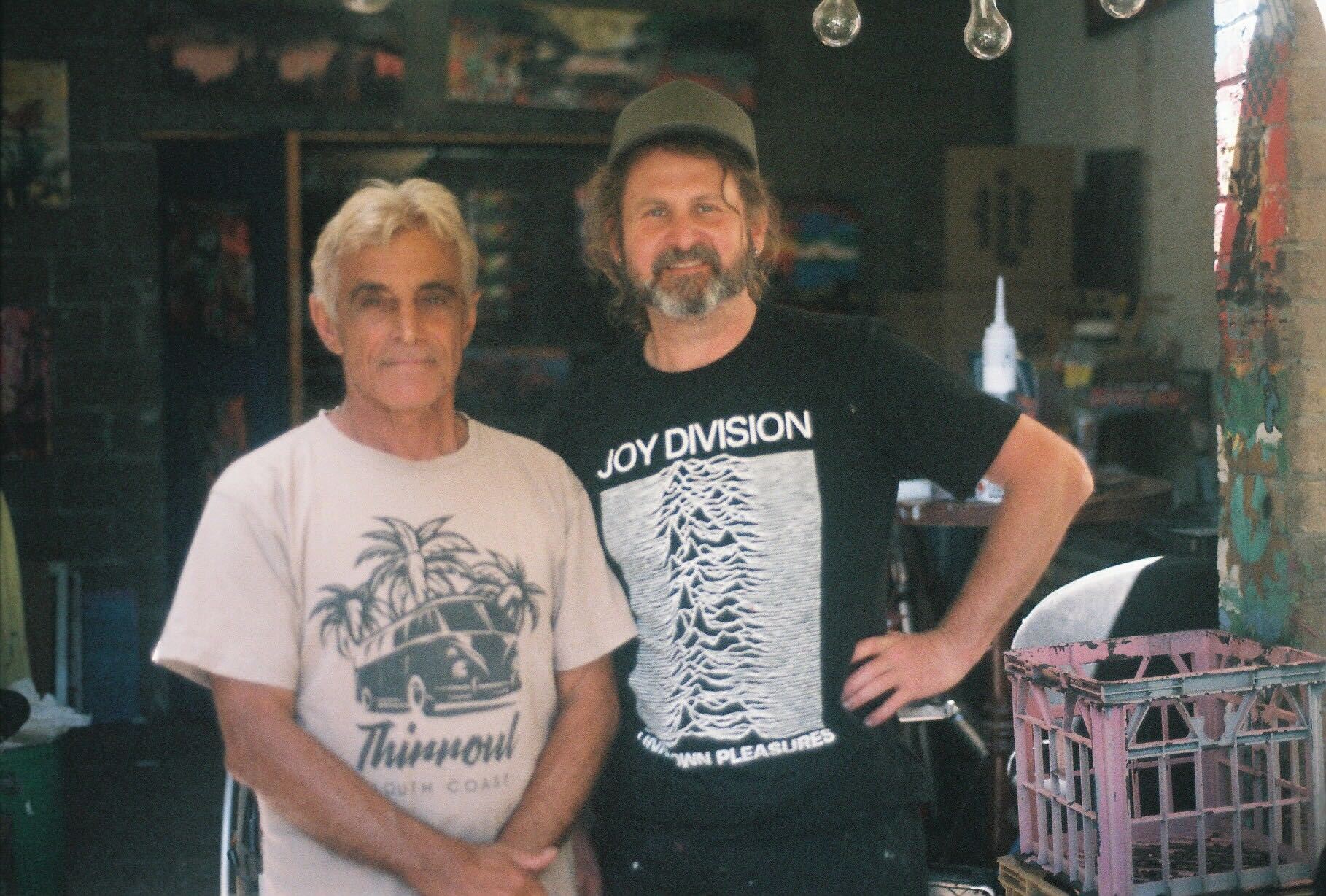 Tony Spanos and Vibe Tribe member, Pete Strong (Photo by Julie Fenwick)