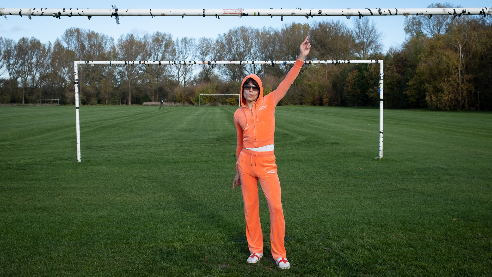 Man dressed as Jack Grealish superfan