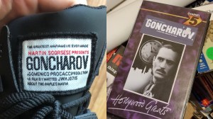 The original ​Goncharov​ image, next to a mock-up DVD cover