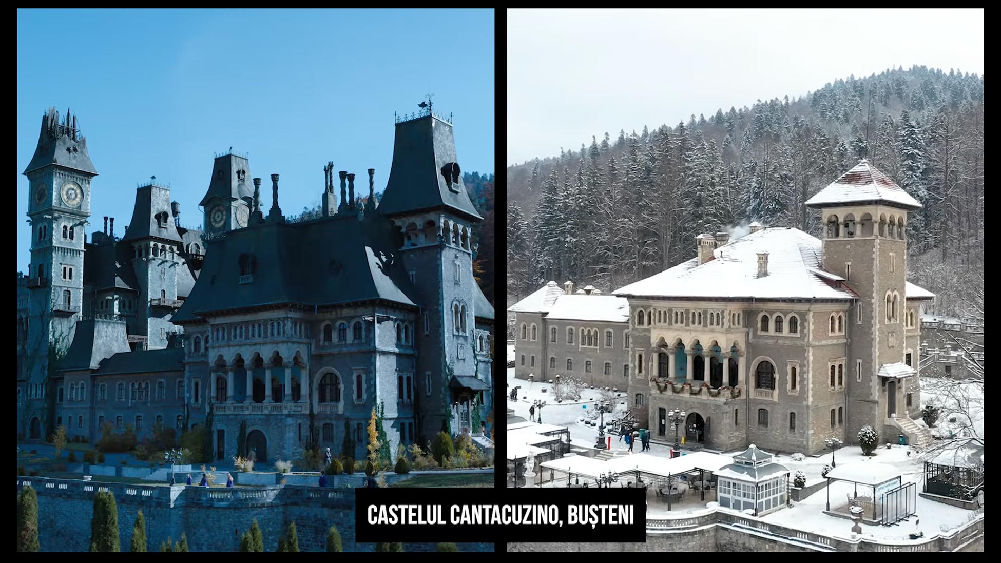 Wednesday Netflix locuri Romania orase obiective turistice Castelul Cantacuzino