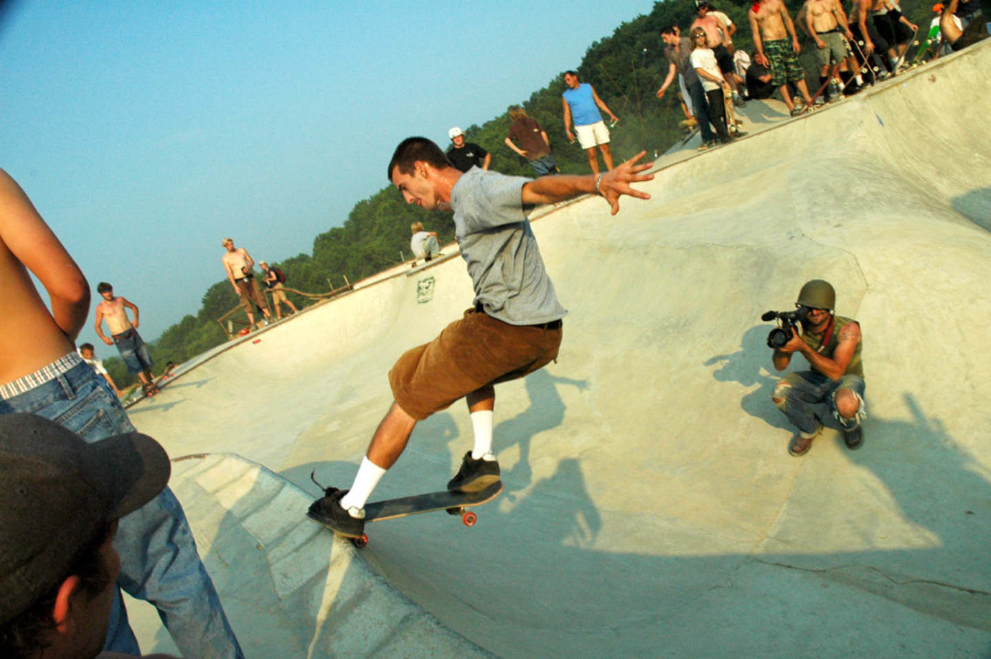 A skater at Skatopia