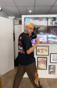 VICE goes thrifting with Boy Soda​ (photo by Julie Fenwick)