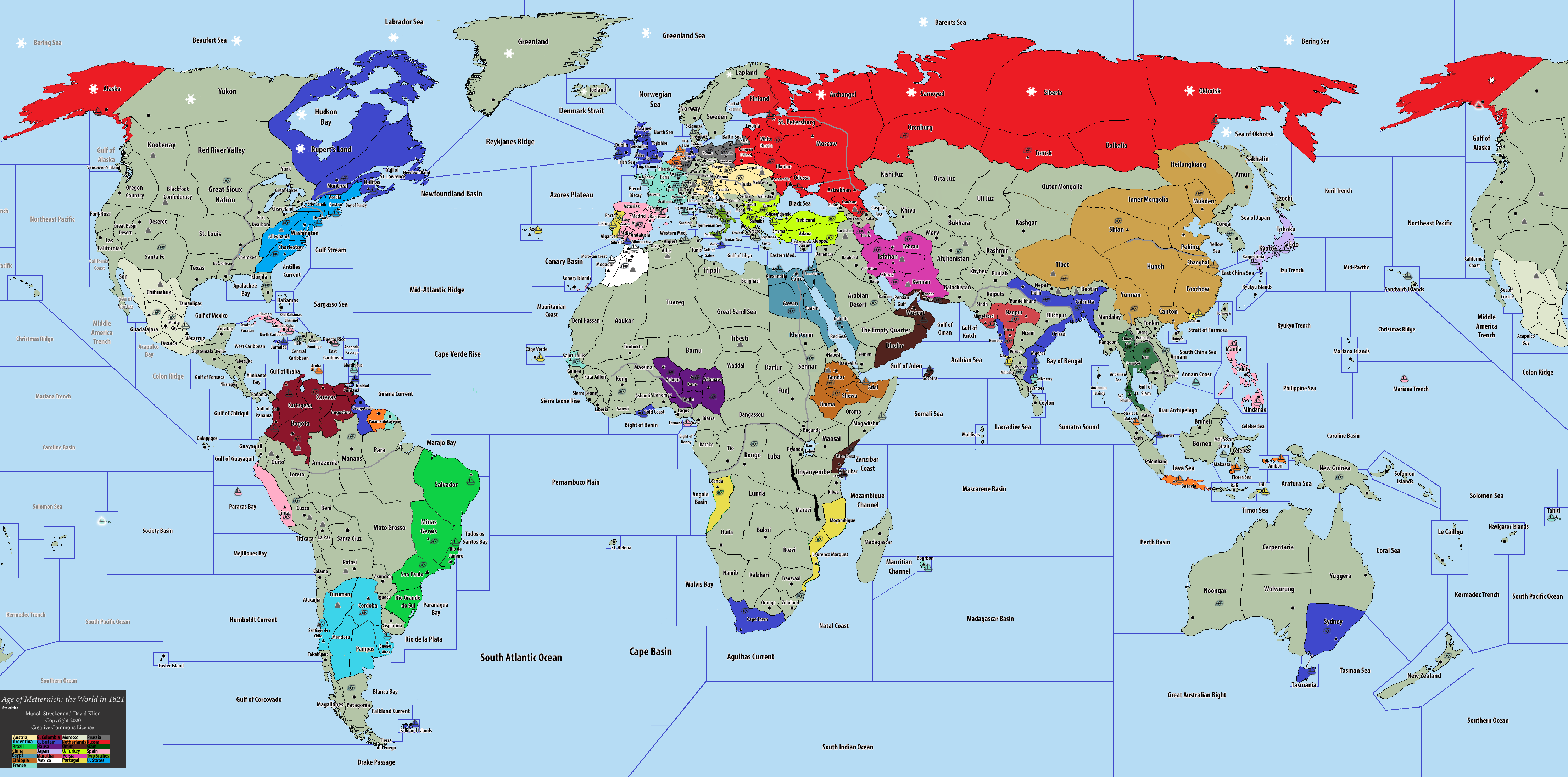 Photo shows current map Diplomacy players are using.