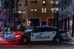 Police say a group of teenage girls “swarmed” a  man and stabbed him to death in downtown Toronto.