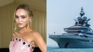 Lily Rose Depp and a super yacht