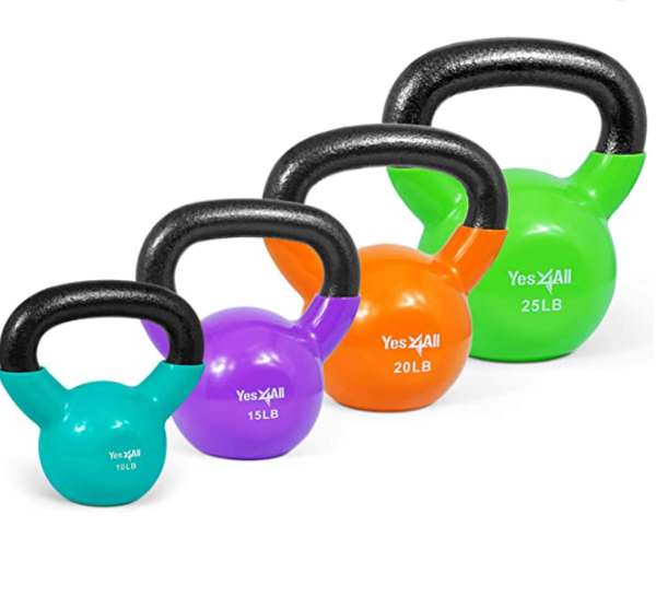 Coated Kettlebell Set