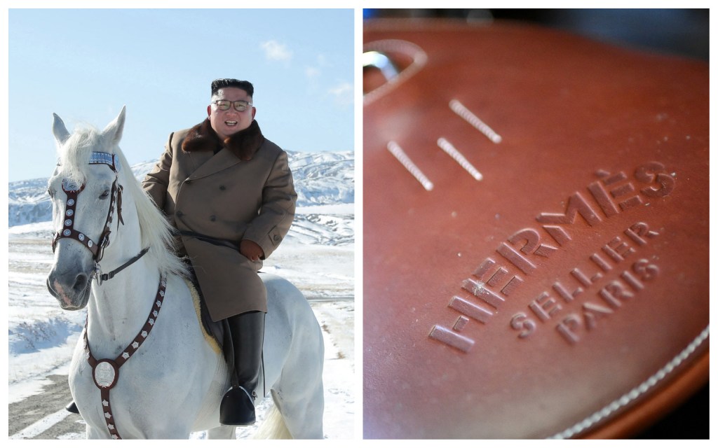 north korea, kim jong un, Hermes, saddle, horse, china, south korea, corruption