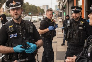 ​Greater Manchester Police on a raid of Counter