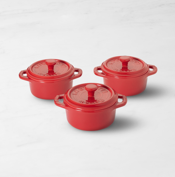 Ceramic Stoneware Mini Cocotte Set