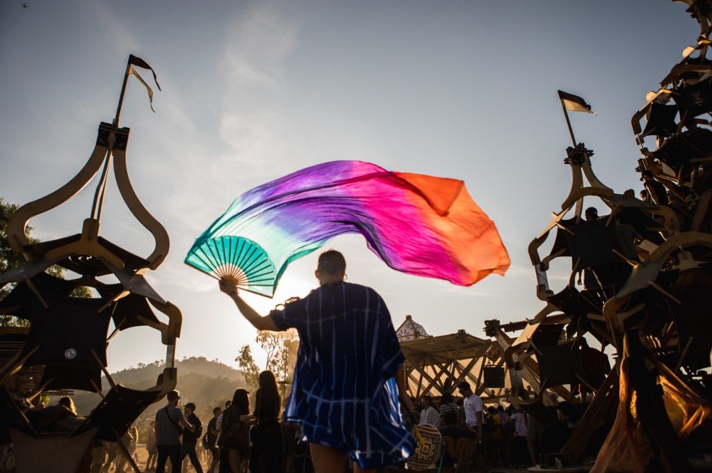 Attendees at Wonderfruit, a Thai lifestyle and music festival held in Pattaya in December.