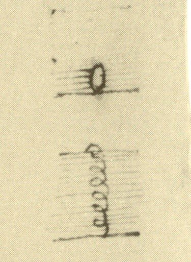 Leonardo da Vinci's bubble illustration from the Codex Leicester.