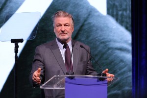 Alec Baldwin speaks onstage at the 2022 Robert F. Kennedy Human Rights Ripple of Hope Gala at New York Hilton on December 06, 2022 in New York City.