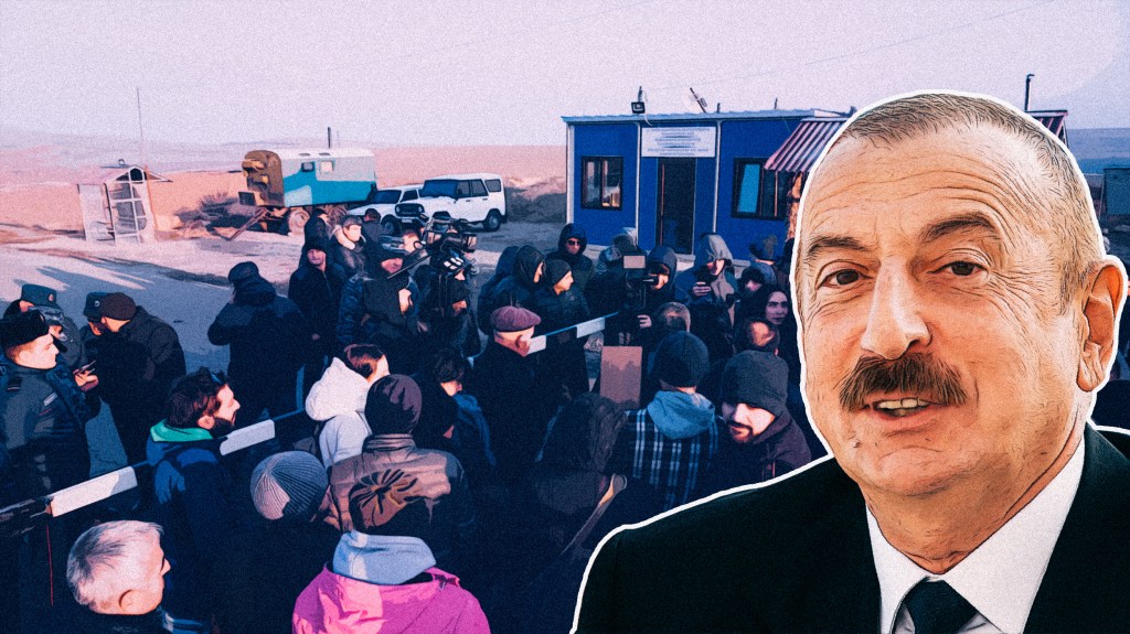 Ilham Aliyev und die Blockade des Latschin-Korridors. Georgia Amb