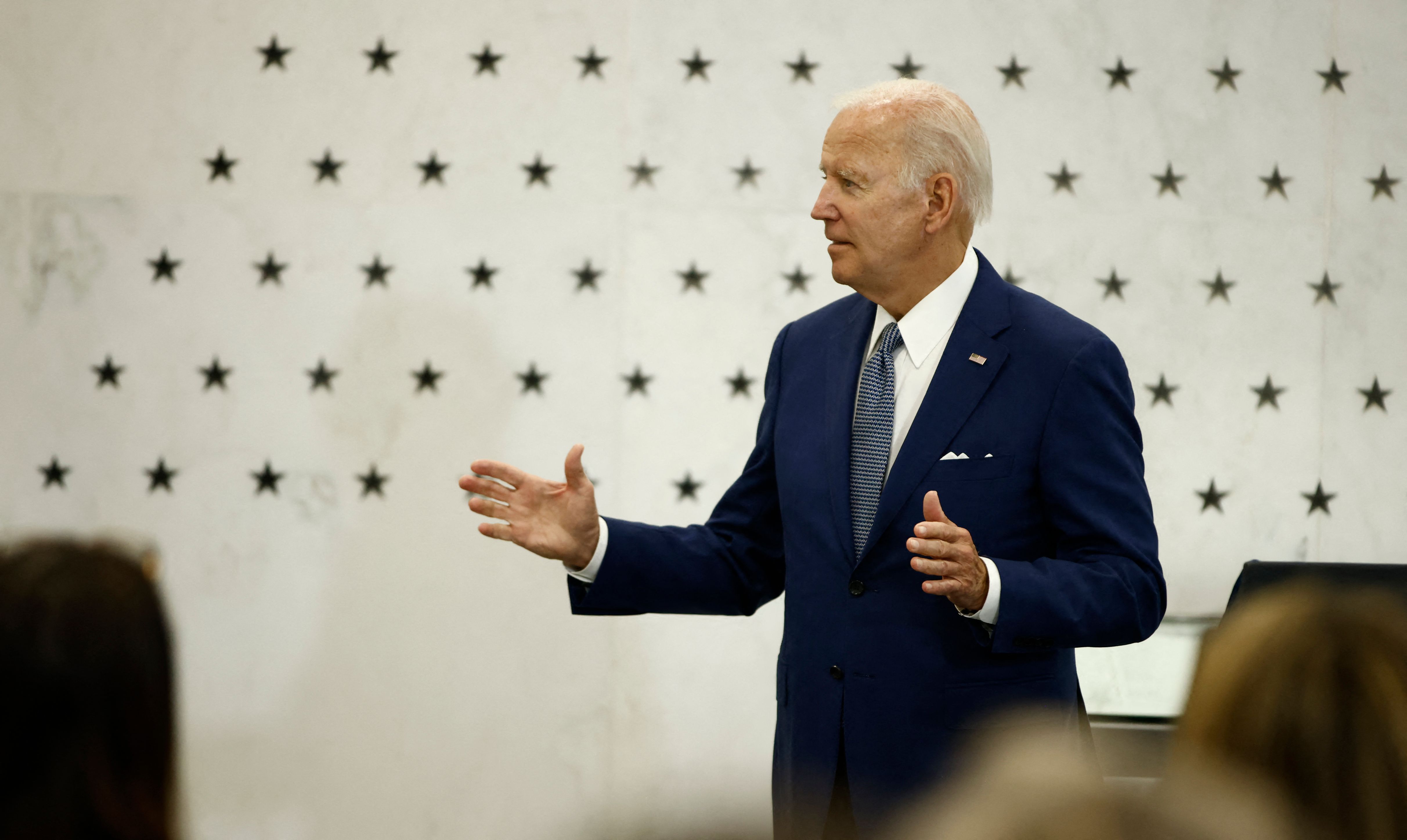 US President Joe Biden speaks during a visit at the CIA headquarters in Langley, Virginia, in July 2022. Photo: SAMUEL CORUM/AFP via Getty Images