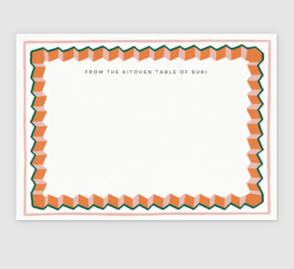 All the Trimmings Custom Notecards (Set of 10) Papier