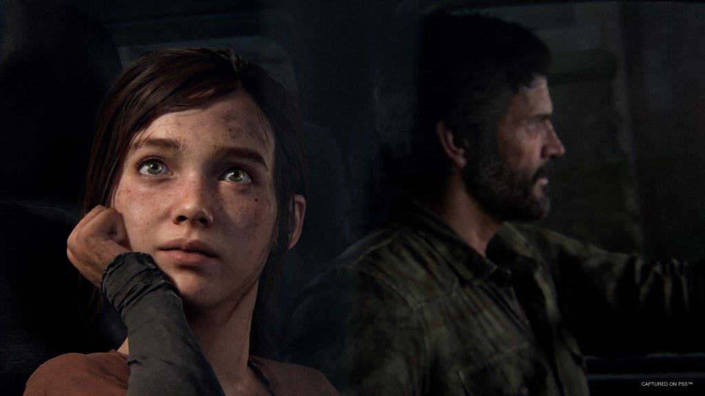 A screenshot from the video game 'The Last of Us'