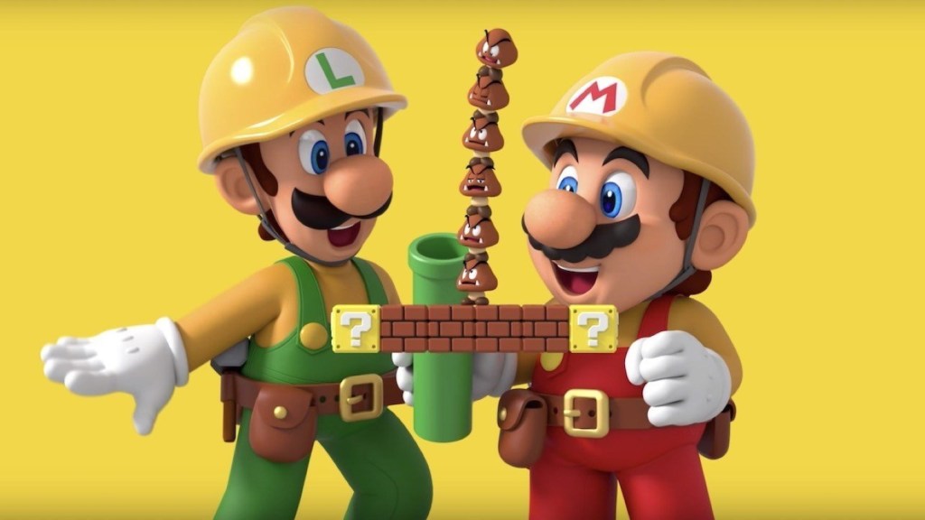 Artwork from the video game Super Mario Maker 2