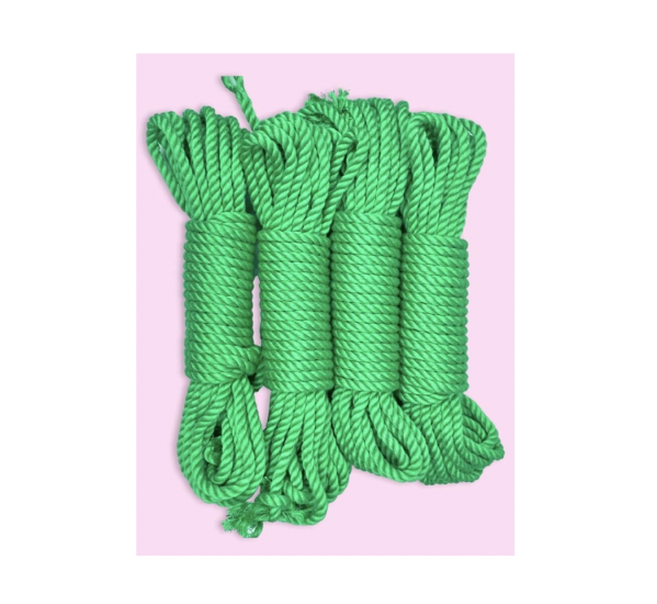 Emerald Green Silk Shibari Rope