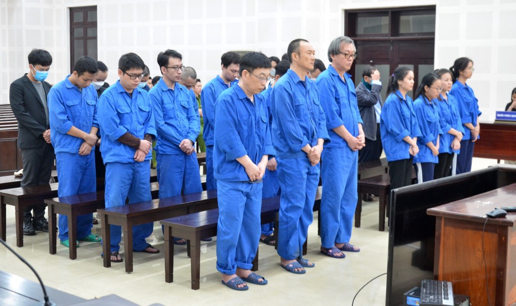 The two South Koreans who masterminded the illegal immigration operation were sentenced to 10 years in jail on Wednesday by a court in Da Nang, central Vietnam.