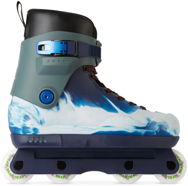 Them Blue Brain Dead Edition 909 Complete Inline Skates