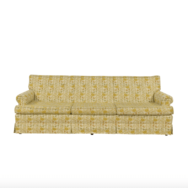 Floral Three Cushion Sofa