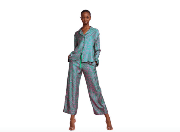 Cynthia Rowley Silk Pajama Shirt