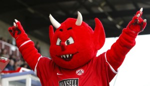 Reggie the Red Devil, Crawley Town FC mascot.