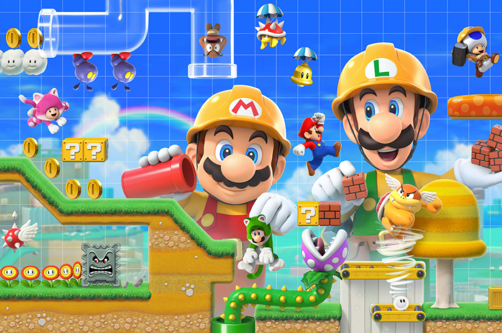 Artwork from the video game Super Mario Maker 2