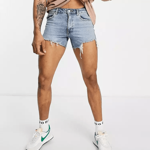 denim shorts