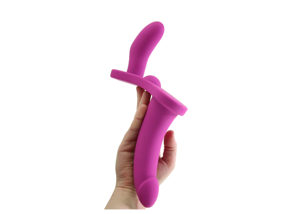 Strap U Double Take Vibrating Dildo & Harness