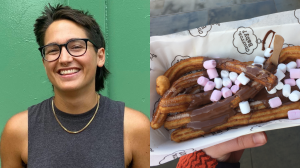 Tuck Woodstock and churros bought through the Trans Day of Having a Nice Snack fund