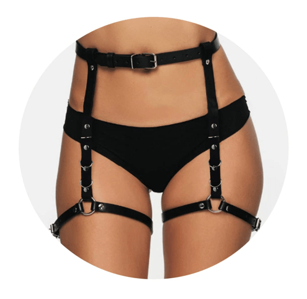 Leather Thigh Harness