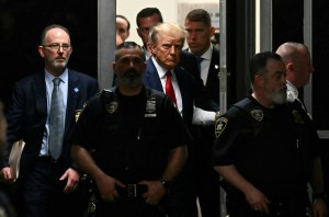 ​Trump appeared in court Tuesday.