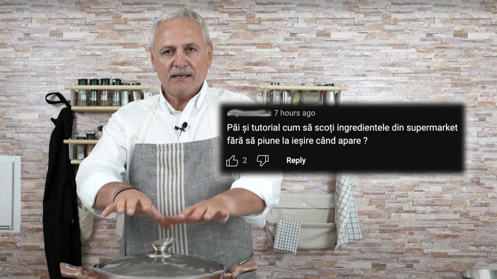 liviu dragnea vlog youtube bucatarie glume meme comentarii reactii