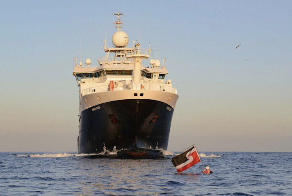 Ship in ocean