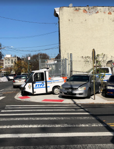 Cops on sidewalks