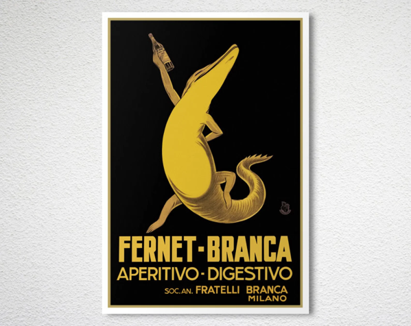 Fernet-Branca Vintage Poster