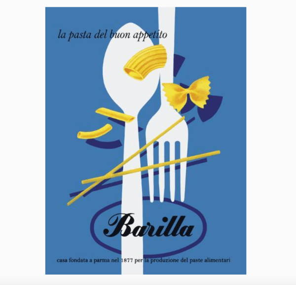 Barilla Pasta Vintage Poster