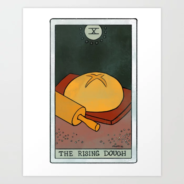 The Rising Dough | Baker’s Tarot Art Print