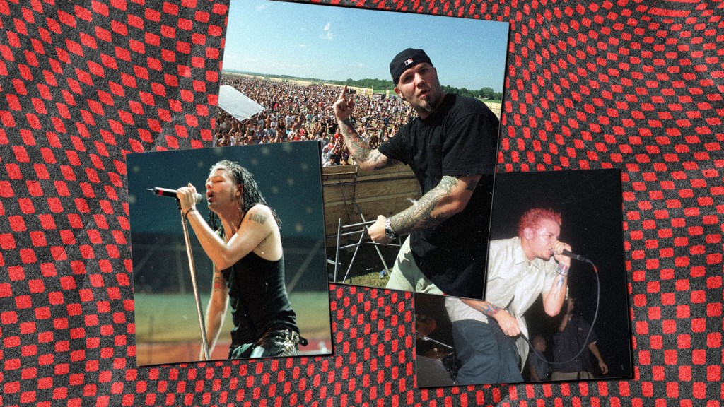 korn limp bizkit and deftones nu metal collage