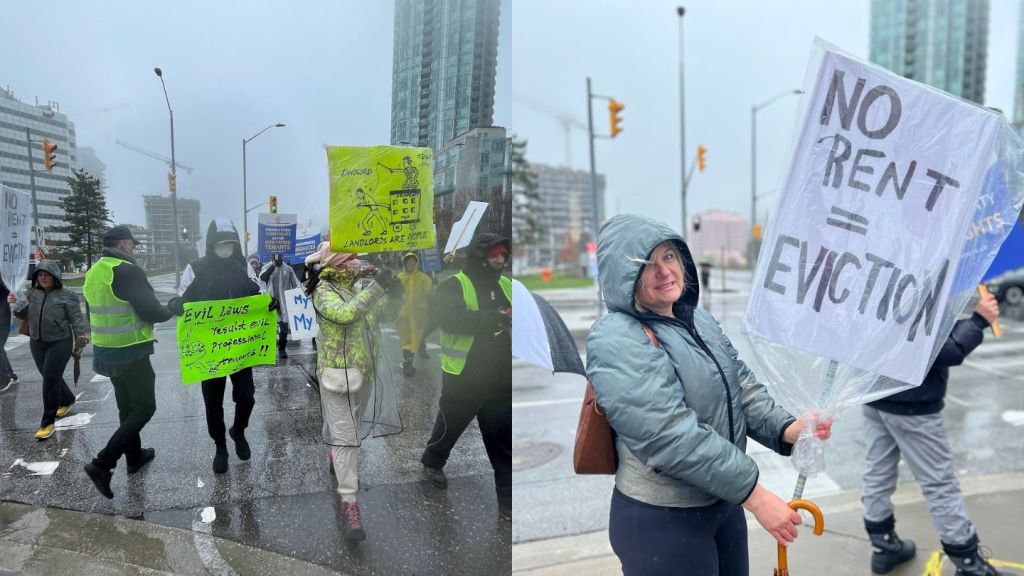 'My Property My Rights': Landlords Bravely Protest to Evict People Faster